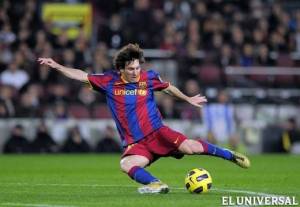 Messi en la cima de la clasificación de goles